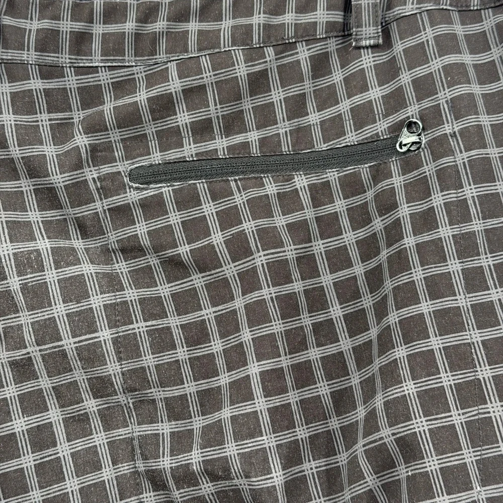 Smartwool Performance Shorts Mens XL Black Grid Plaid Merino Lining Hiking Swim